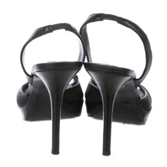 ⭐CHRISTIAN DIOR LOGO SLINGBACK SANDALS - Picture 4 of 6